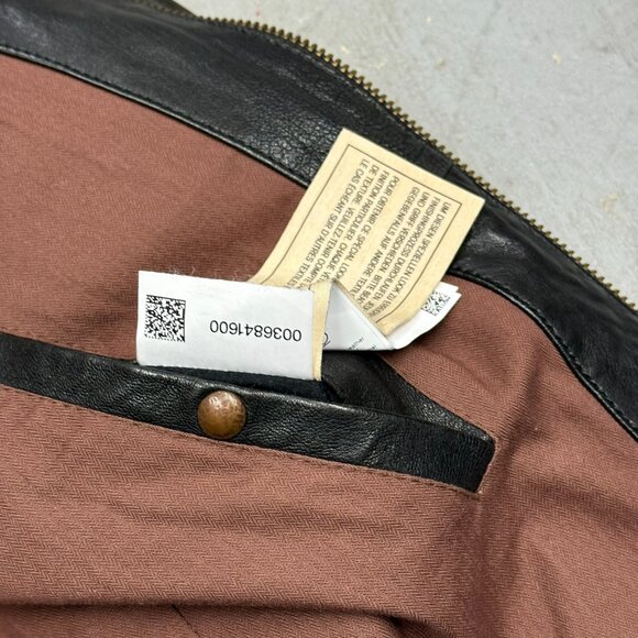 Hugo Boss Lamb Leather Jacket Motorcycle GR-Joetze Black Small - Picture 16 of 16